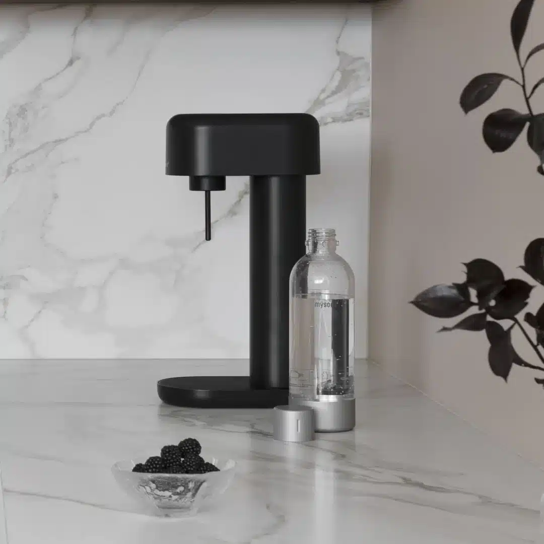 mysoda_ruby2_all_black_resized_1-1 Mysoda Ruby 2 Ūdens Karbonizators Melns - Image 1