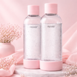 Dzirkstošā ūdens pudele MYSODA 1L, 2gab. Rozā 